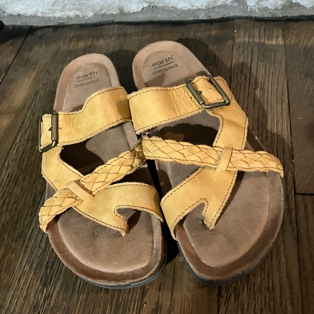 Earth Origins Amber Yellow Sandals